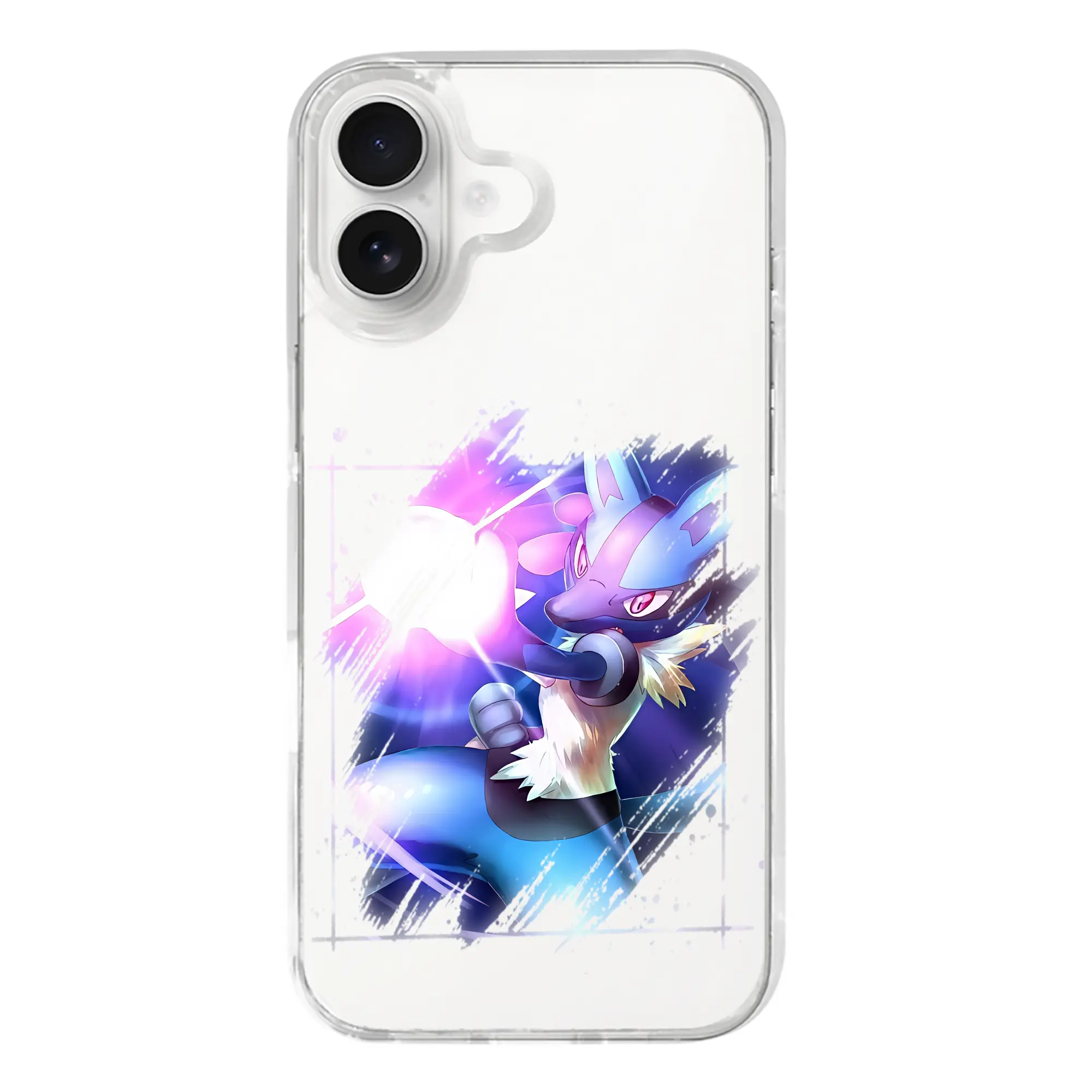 ポケモン グッズ,ルカリオ - iPhone 17シリーズ 透明スマホケース – 薄型・耐衝撃・精密フィット保護カバー